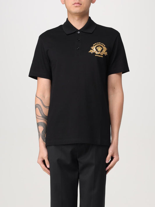Versace Polo Shirt Men Black