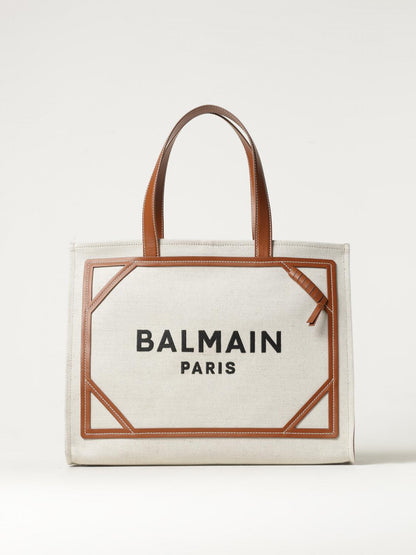 Balmain Tote Bags Woman Brown