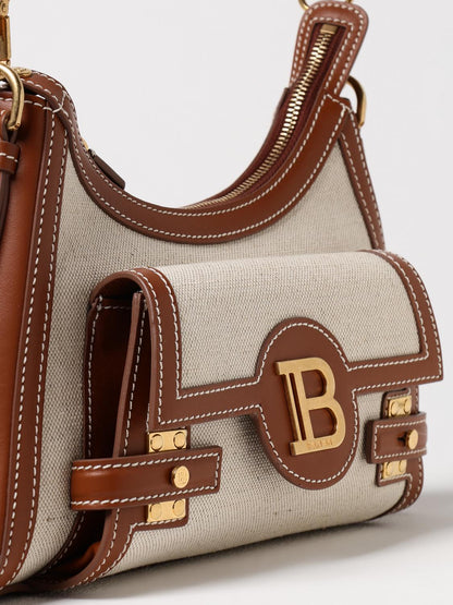 Balmain Shoulder Bag Woman Natural