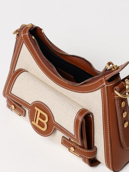 Balmain Shoulder Bag Woman Natural