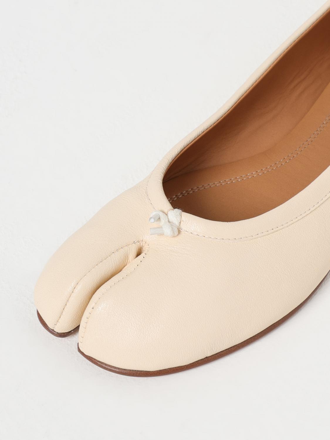 Maison Margiela Ballet Flats Woman Cream