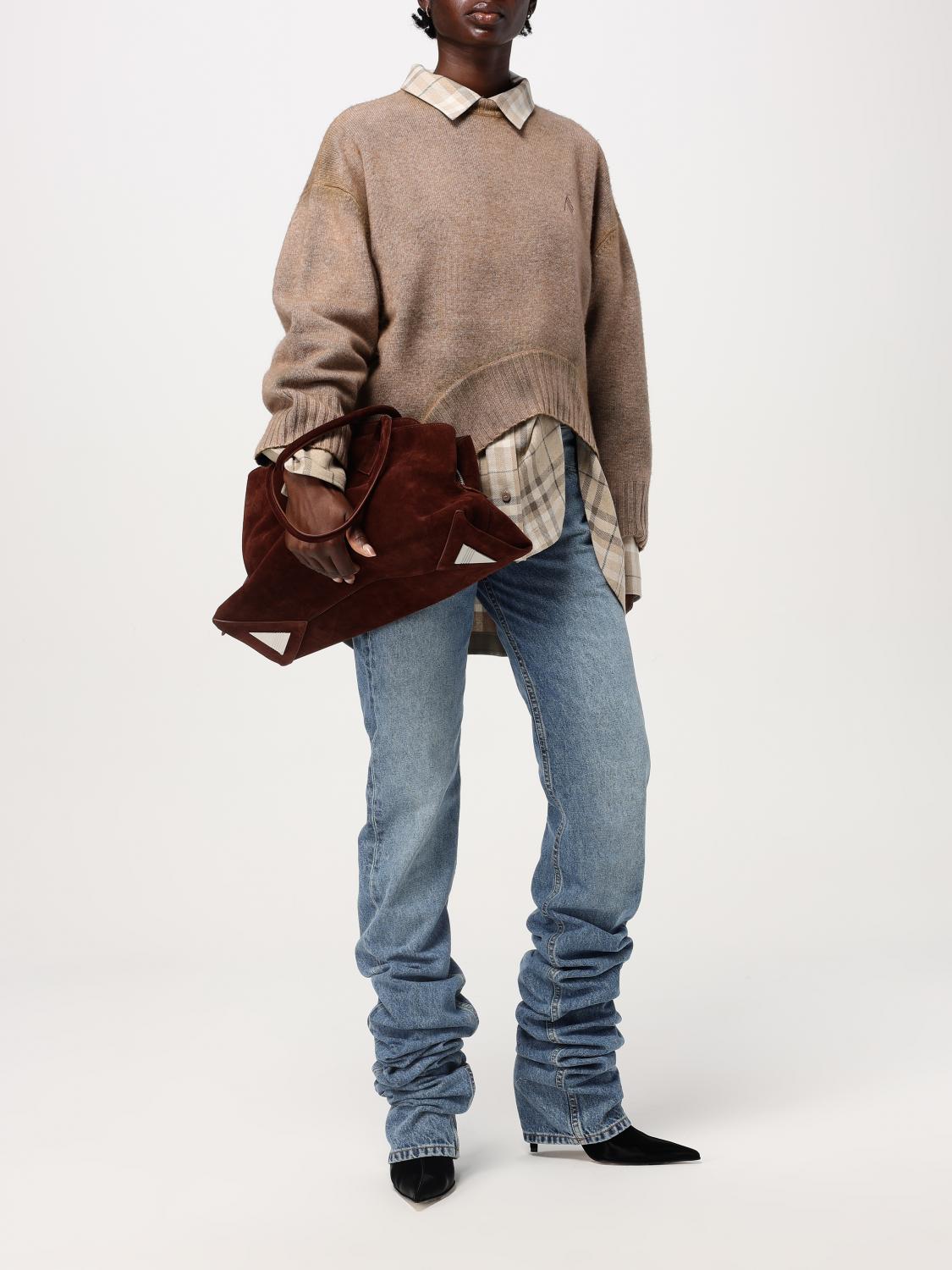 The Attico Shoulder Bag Woman Brown – Modishus The Attico Shoulder Bag Woman Brown – Modishus