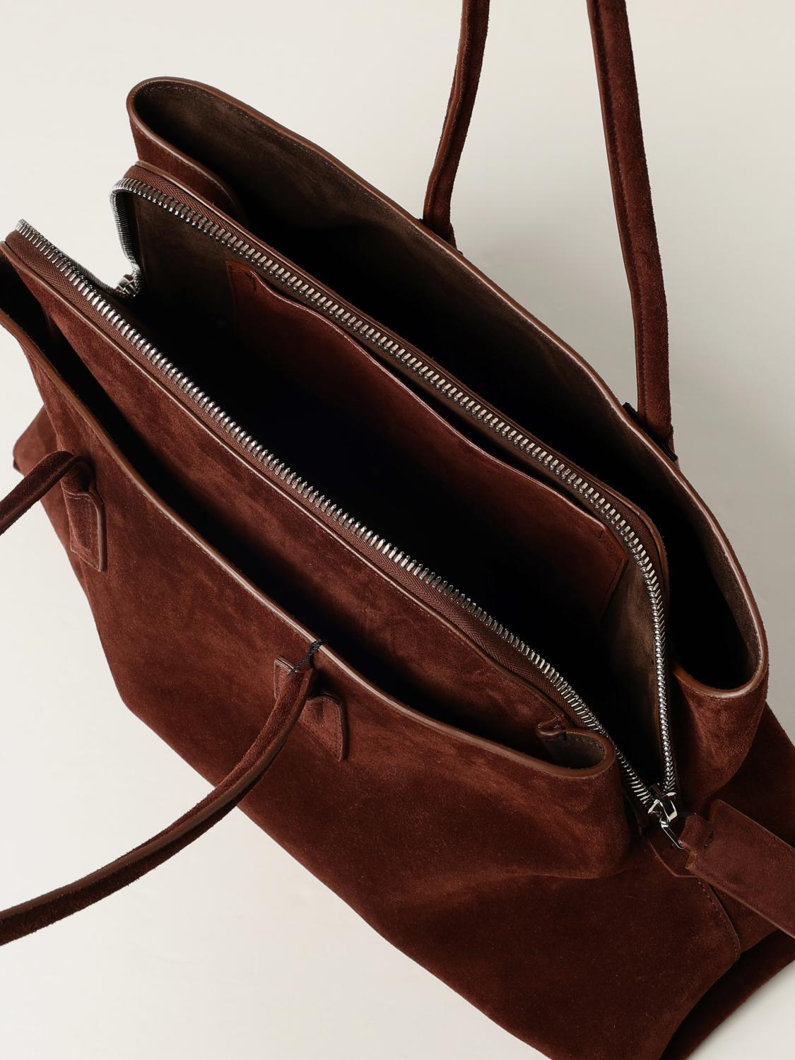 The Attico Shoulder Bag Woman Brown – Modishus