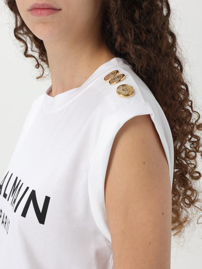 Balmain T Shirt Woman Pink