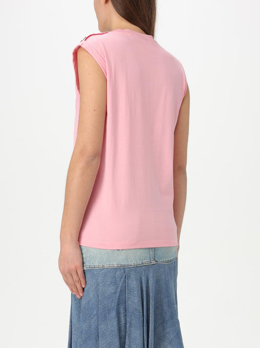 Balmain T Shirt Woman Pink