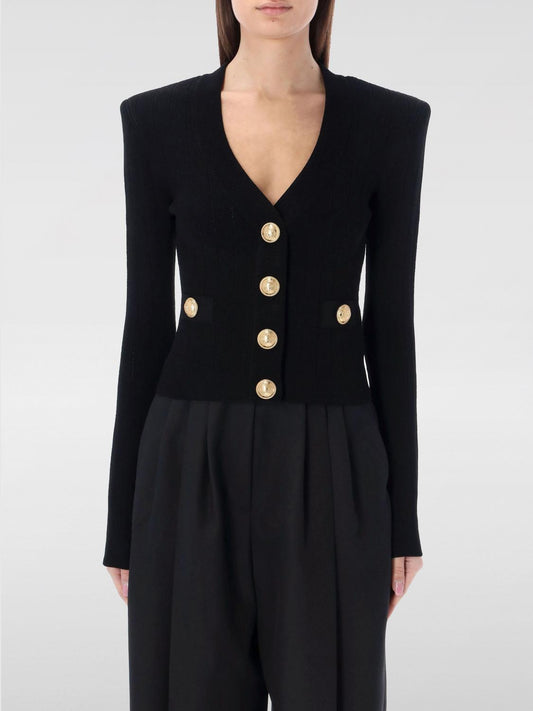 Balmain Cardigan Woman Black