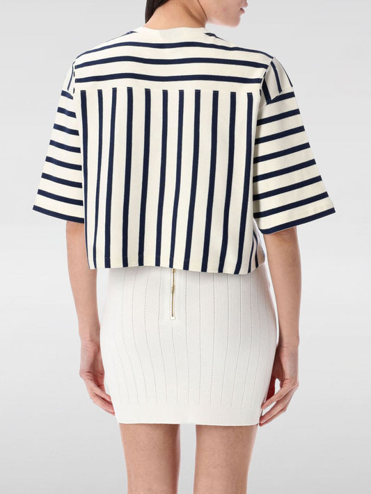 Balmain T Shirt Woman Cream