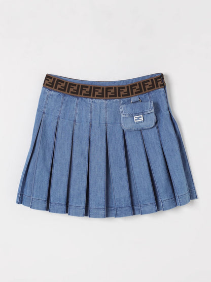 Fendi Skirt Kids Blue