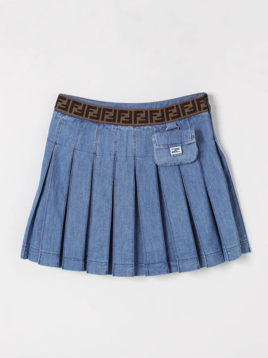 Fendi Skirt Kids Blue