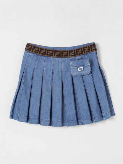 Fendi Skirt Kids Blue