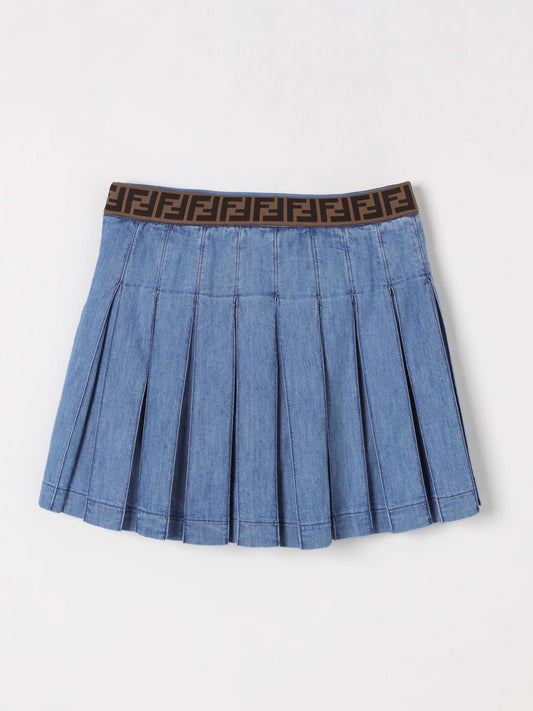 Fendi Skirt Kids Blue