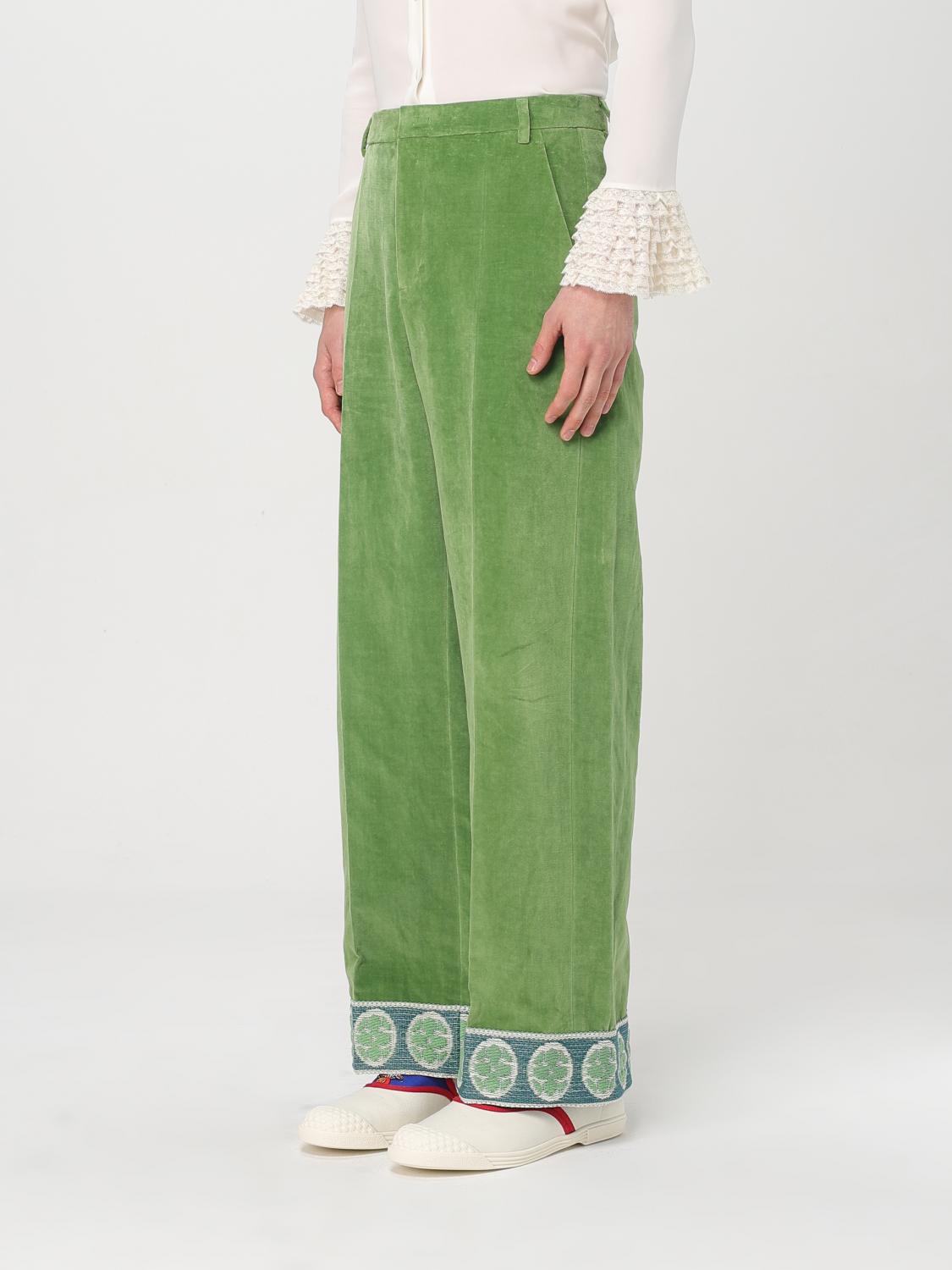 Valentino Pants Men Green