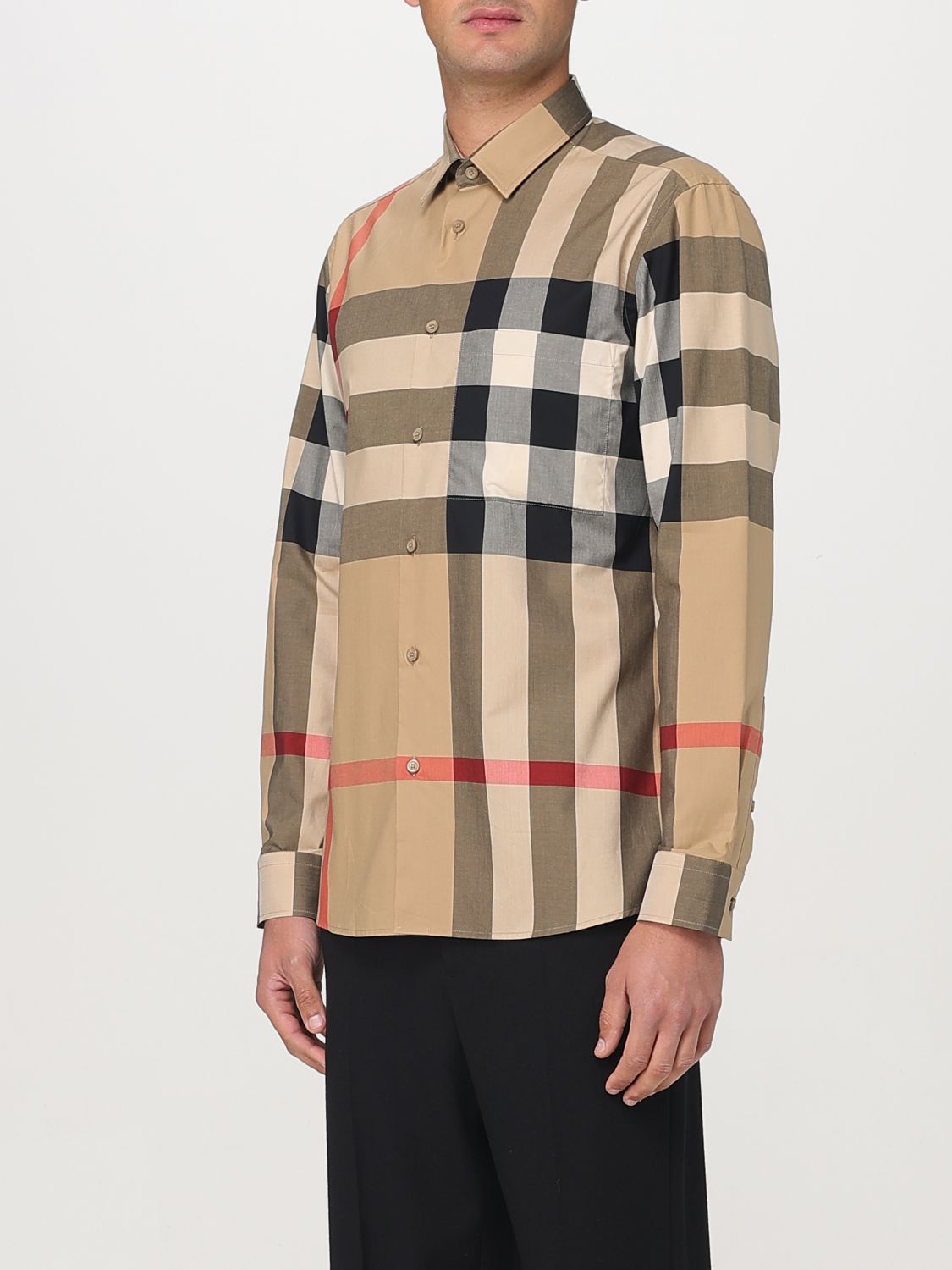 Burberry Shirt Men Beige
