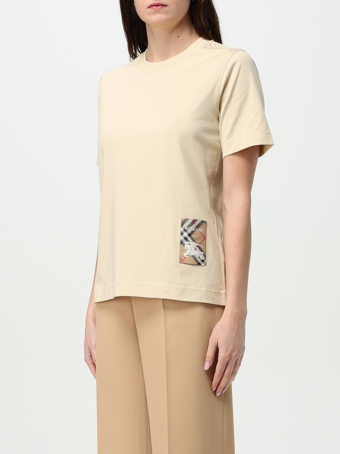 Burberry T Shirt Woman Brown