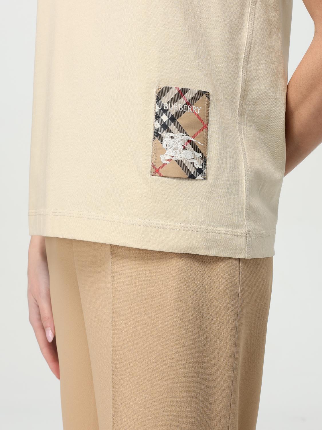 Burberry T Shirt Woman Brown