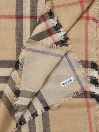 Burberry Scarf Woman Sand