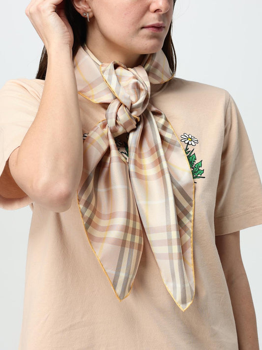 Burberry Neck Scarf Woman Blush Pink