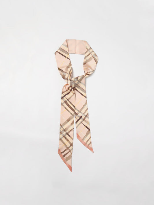 Burberry Neck Scarf Woman Beige