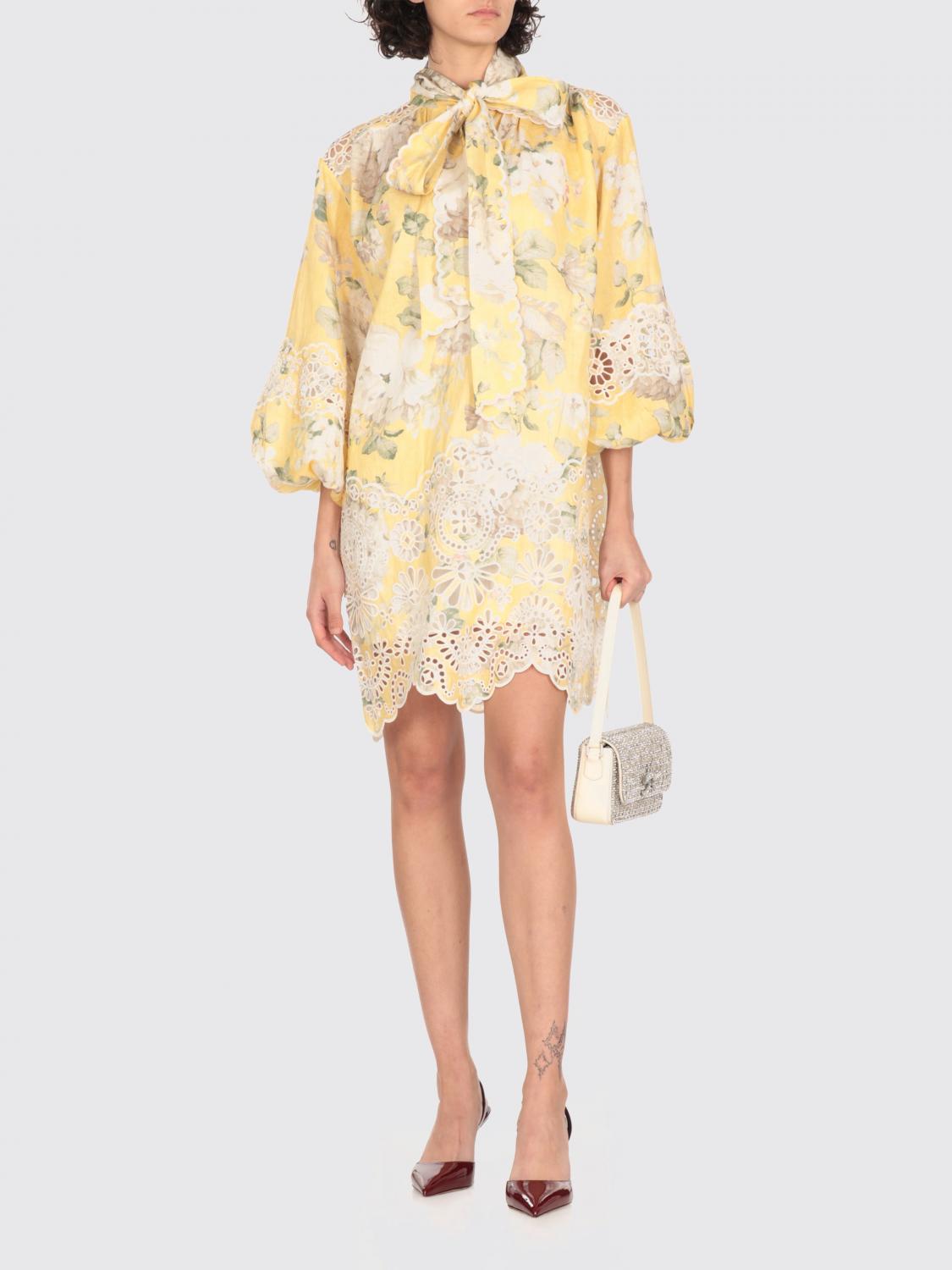 Zimmermann Dress Woman Yellow