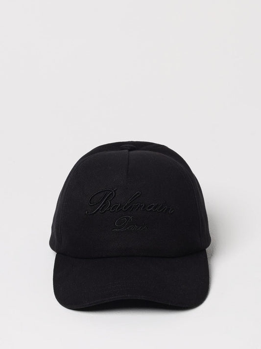 Balmain Hat Men Black