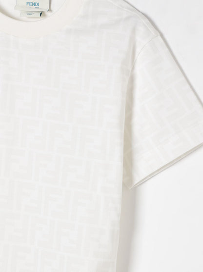 Fendi T Shirt Kids White