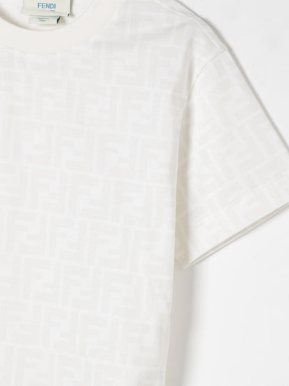 Fendi T Shirt Kids White