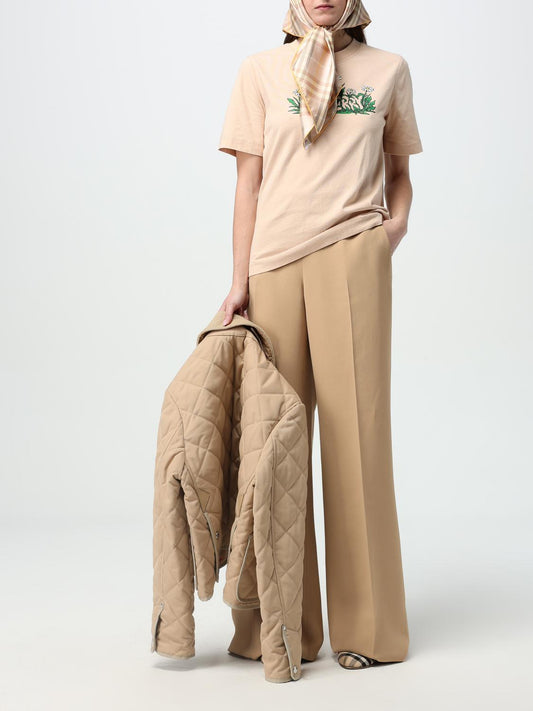 Burberry T Shirt Woman Beige