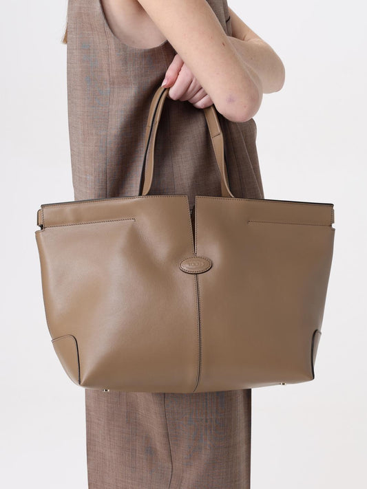 Tod's Tote Bags Woman Beige