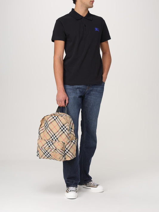 Burberry Polo Shirt Men Black