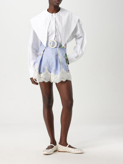 Zimmermann Short Woman Gnawed Blue