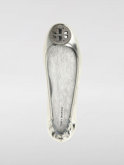 Tory Burch Ballet Flats Woman Silver