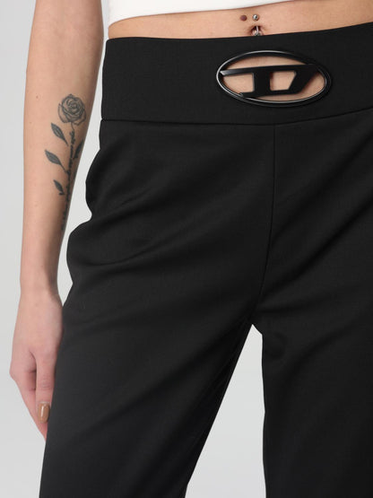 Diesel Pants Woman Black