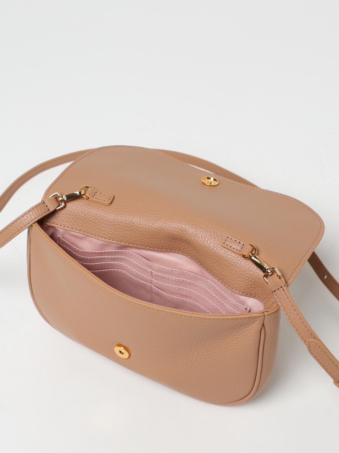 Coccinelle Crossbody Bags Woman Beige