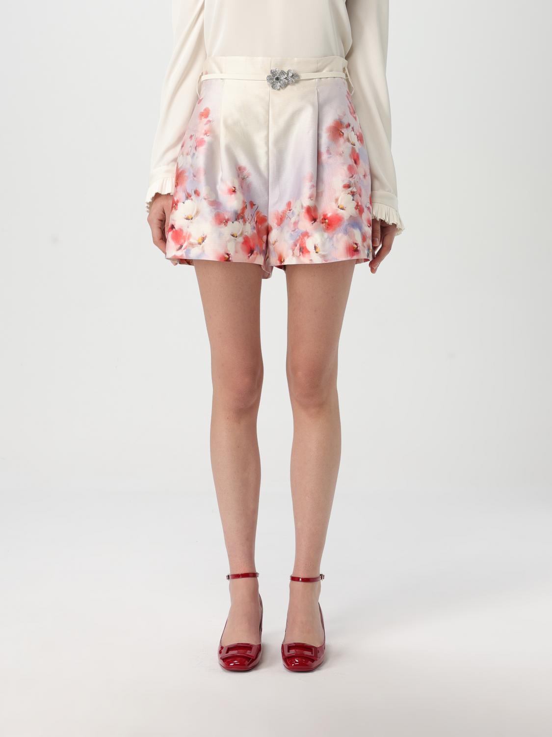 Zimmermann Short Woman Yellow Cream