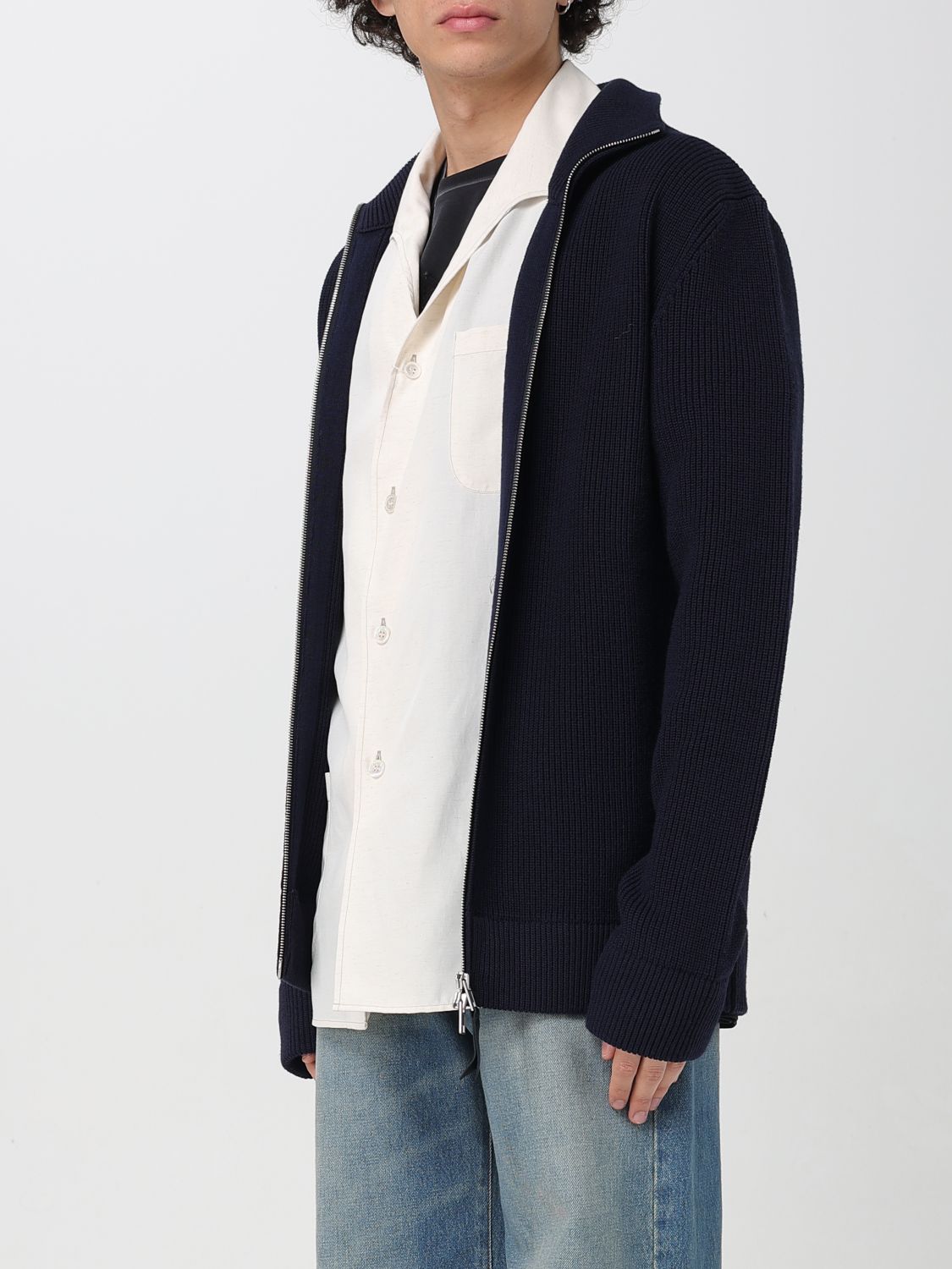 Maison Margiela Cardigan Men Blue