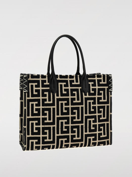 Balmain Tote Bags Woman White