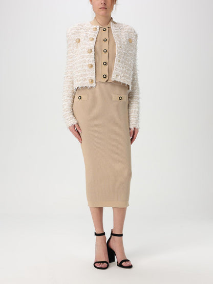 Balmain Cardigan Woman Beige