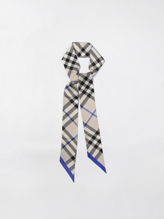 Burberry Neck Scarf Woman Grey