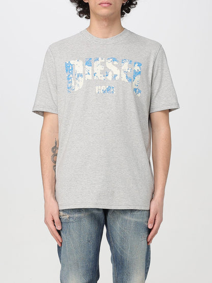 Diesel T Shirt Men Grey
