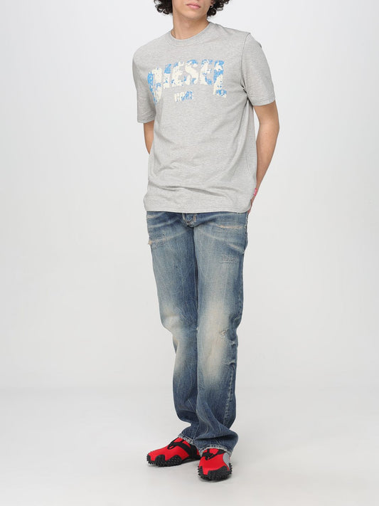 Diesel T Shirt Men Grey