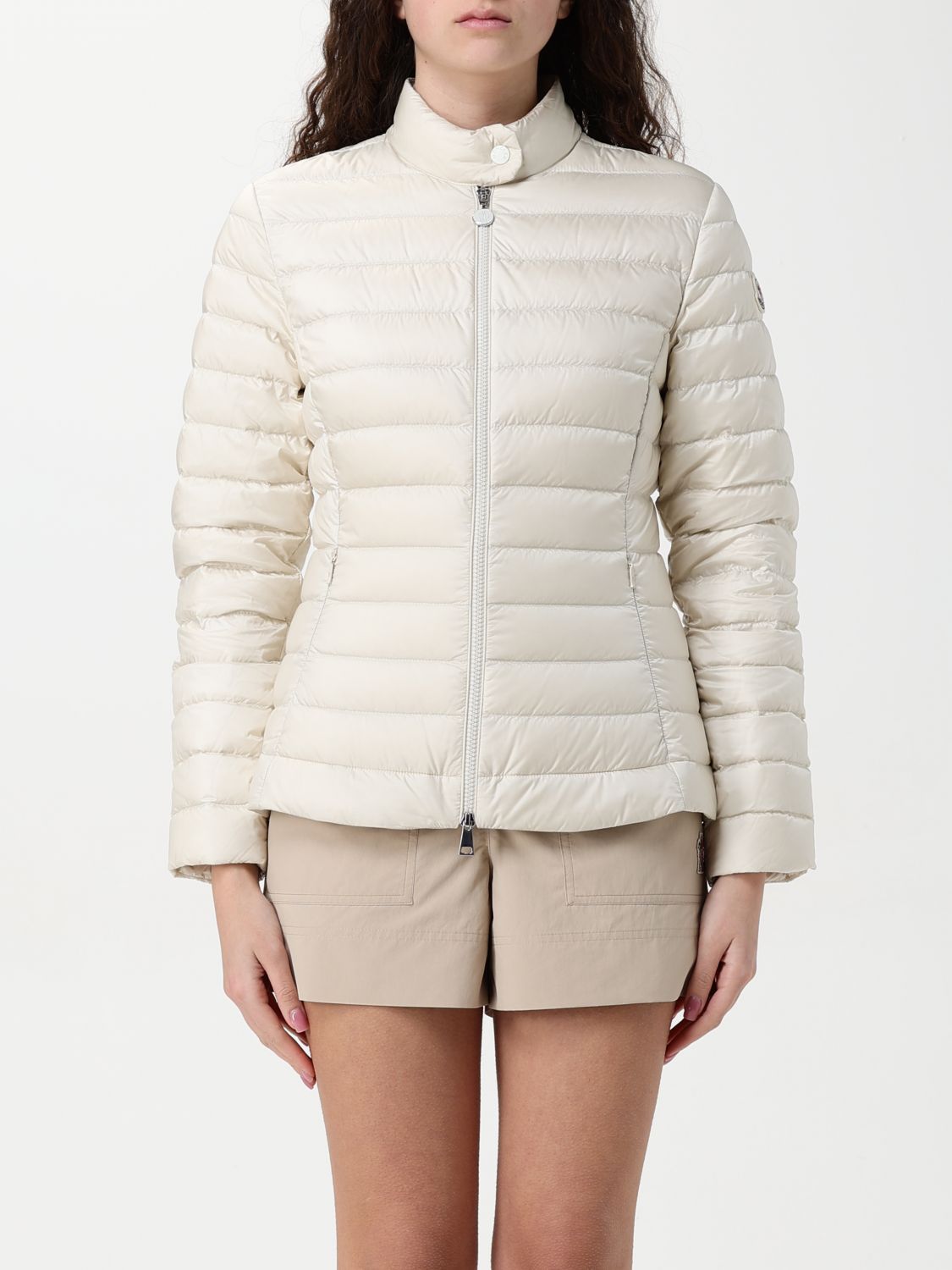 Moncler Jacket Woman Beige