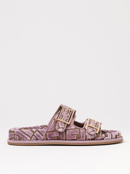 Fendi Flat Sandals Woman Pink