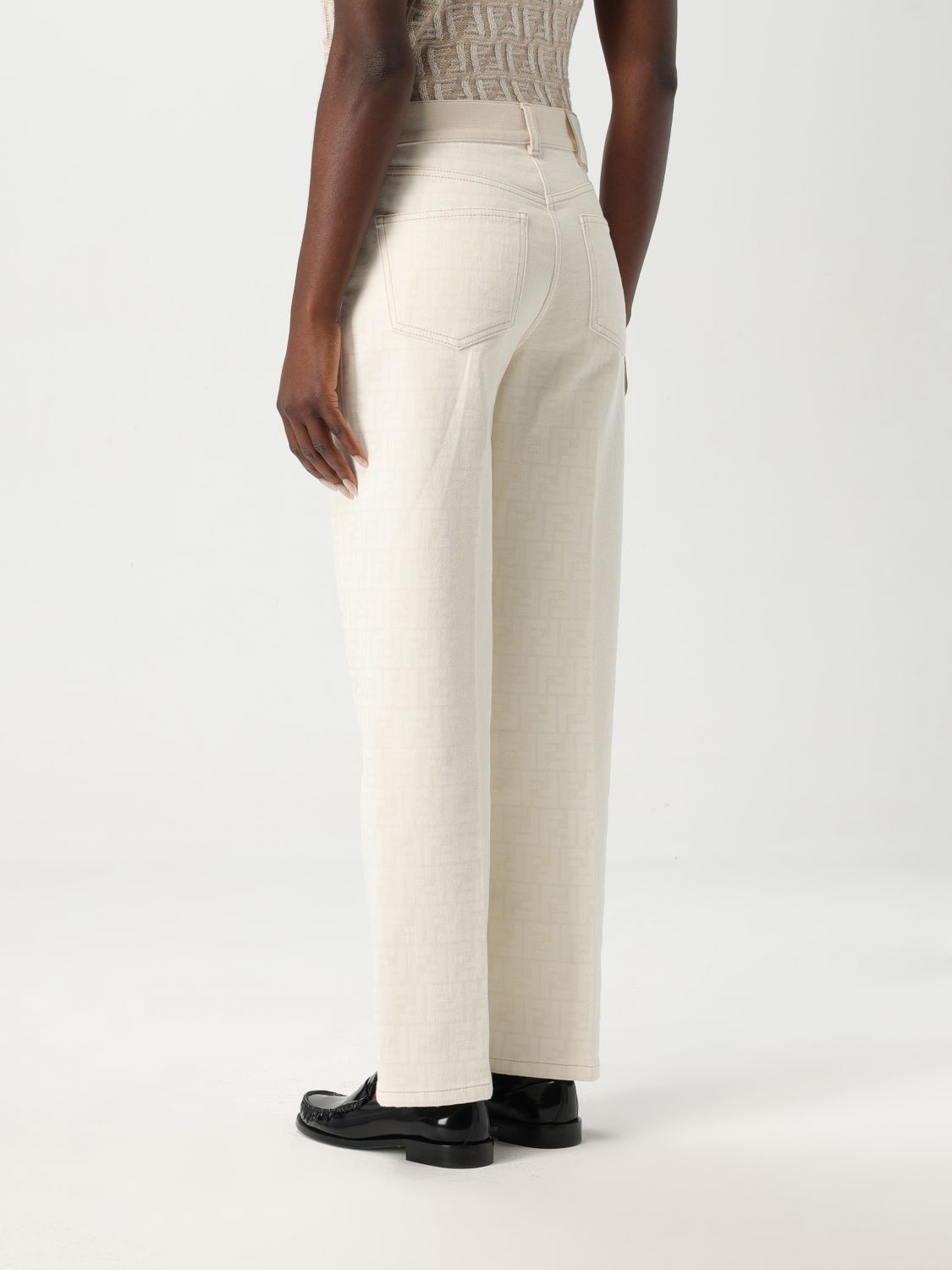 Fendi Jeans Woman White
