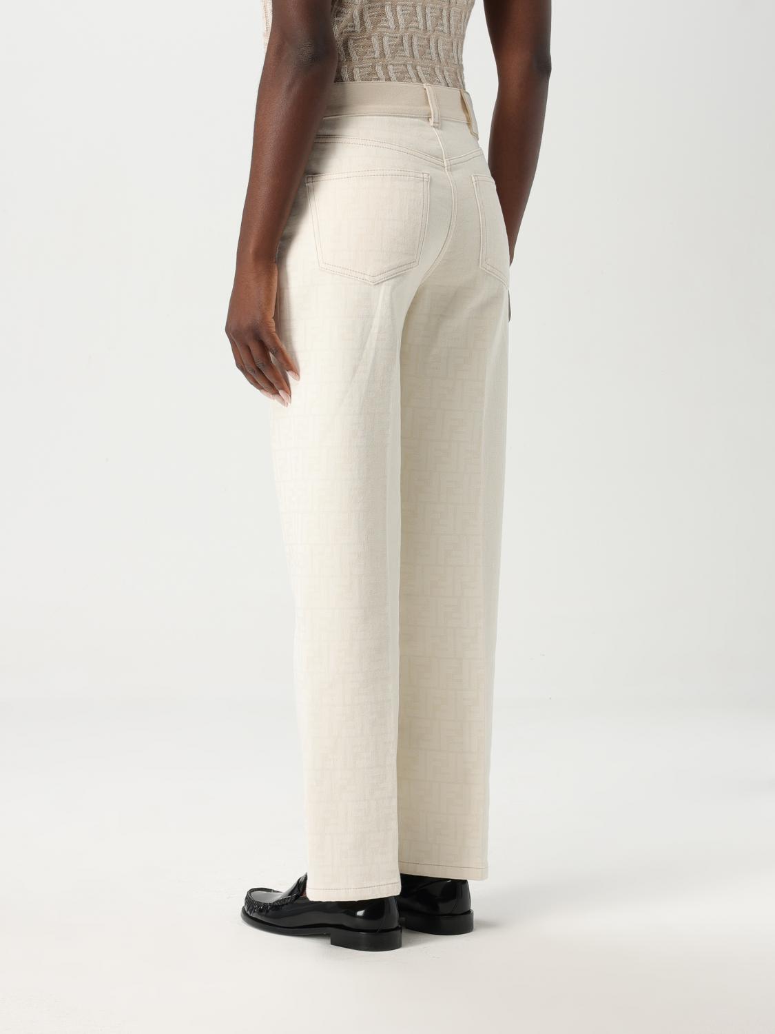 Fendi Jeans Woman White
