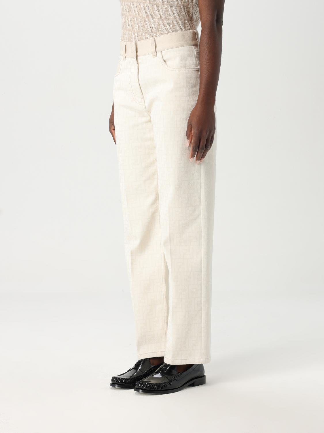 Fendi Jeans Woman White