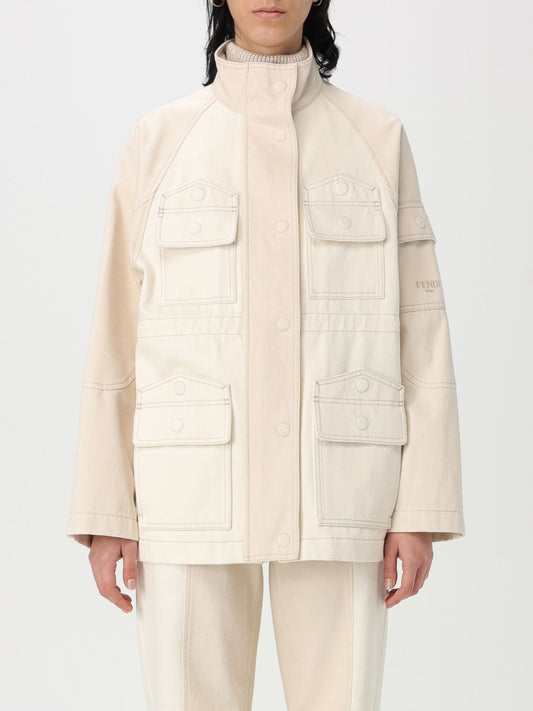 Fendi Jacket Woman White