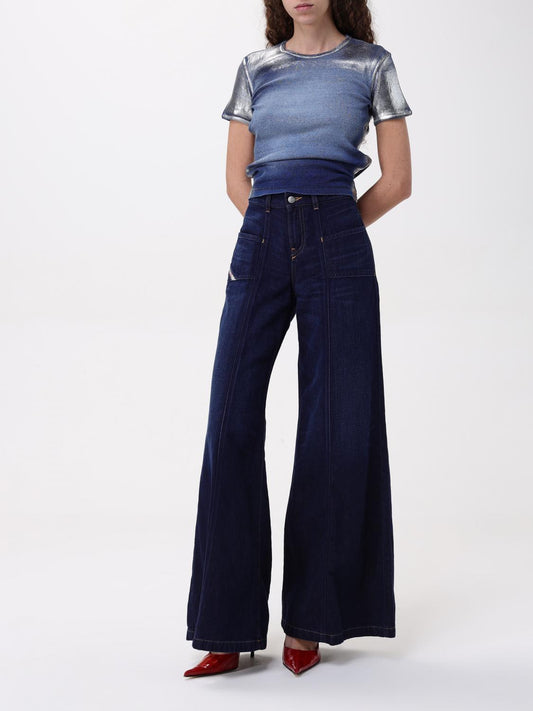 Diesel T Shirt Woman Navy