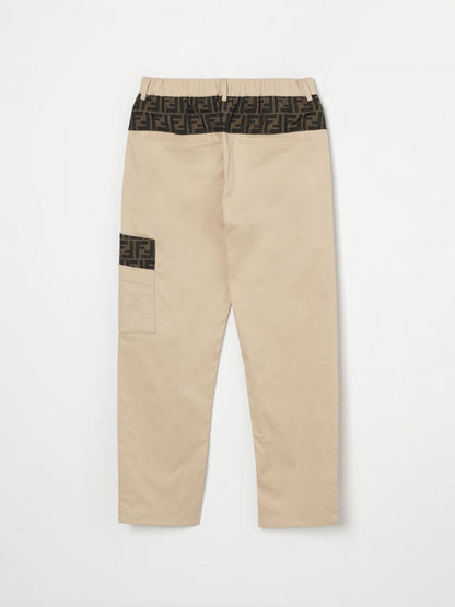 Fendi Pants Kids Beige