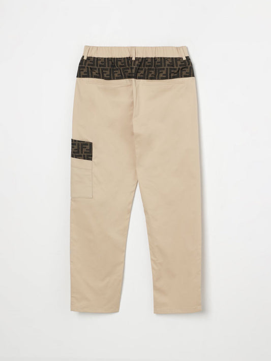 Fendi Pants Kids Beige