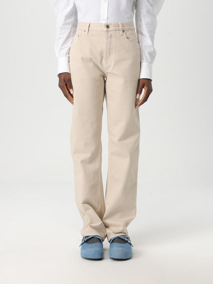 Burberry Jeans Woman Beige
